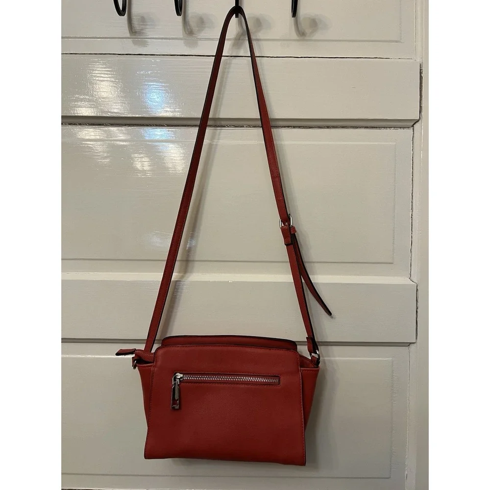 BCBG BCBGeneration Cinnabar Milena Crossbody Small Purse Bag Red MSRP $98 9x6.5